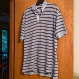 Men’s Tommy Hilfiger blue striped shirt